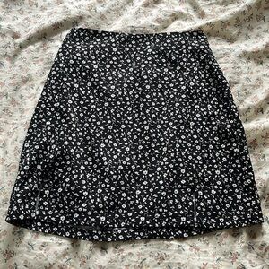 Mini floral skirt